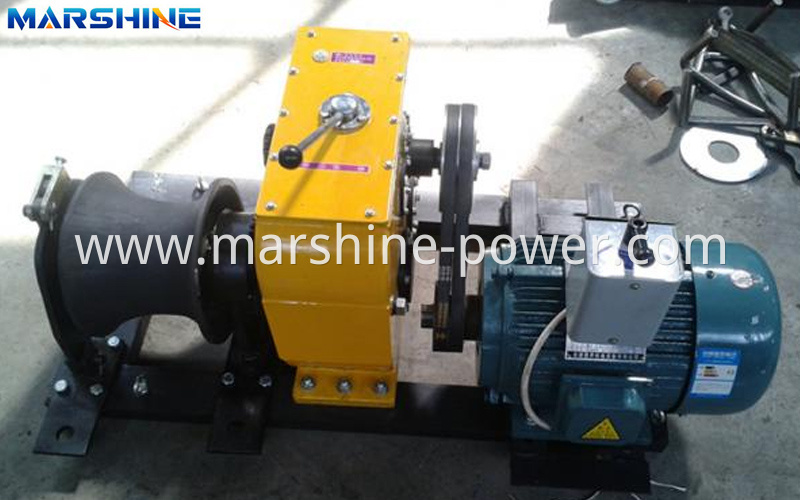 80KN Electric Engine Power Capstan Winch-3